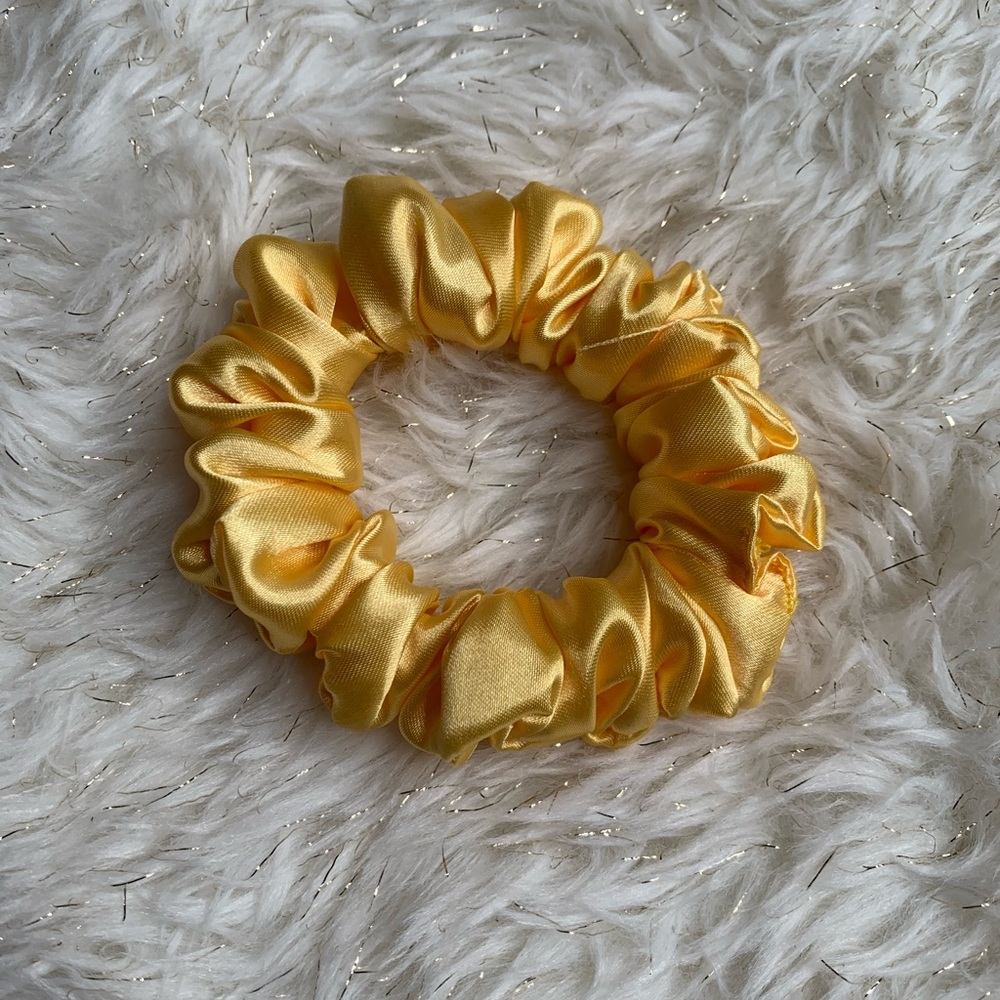 Small Satin Hair Scrunchie.